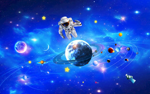 蓝色星空宇宙
