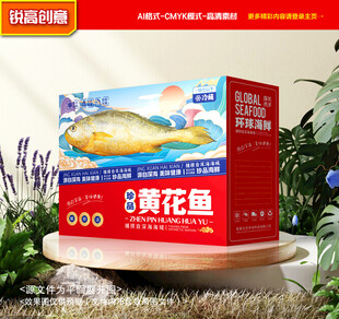 黄花鱼包装 海鲜礼盒