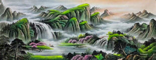 山水风景画