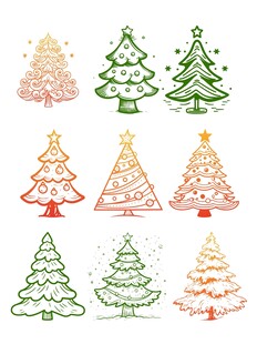 圣诞节圣诞树免抠元素