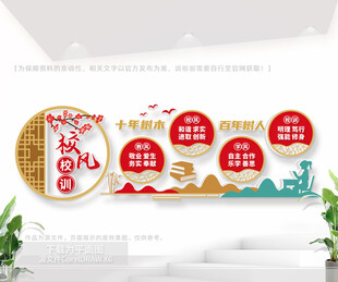 校风校训文化墙