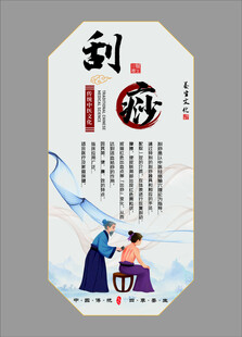 养生馆宣传挂画中医诊所形象墙