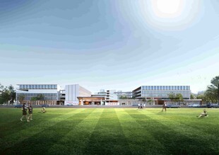 现代校园景观设计效果图