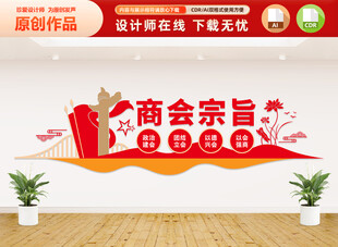 商会宗旨文化墙
