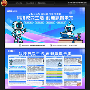 全国科普月宣传栏