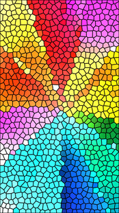 多彩马赛克彩色玻璃图案