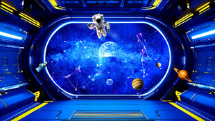 科幻星空赛博朋克