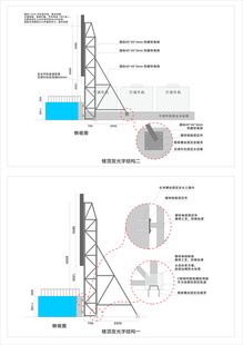 发光字钢架结构图