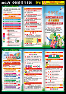 2025质量月折页
