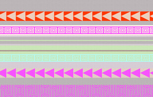 多彩箭头条纹图案背景