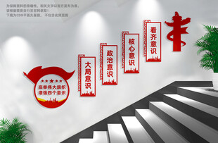 党建楼梯文化墙