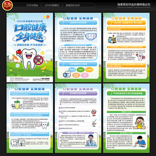 全国爱牙日宣传展板