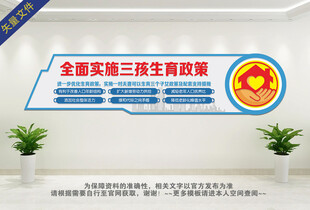 三孩生育政策文化墙