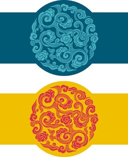 矢量祥云图案