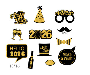 生日派对装饰元素集合