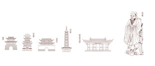 孔子线条