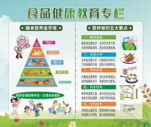 食品健康教育宣传栏
