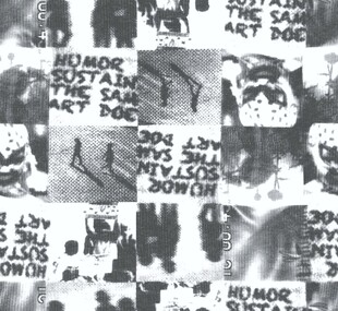 黑白涂鸦潮流艺术图案