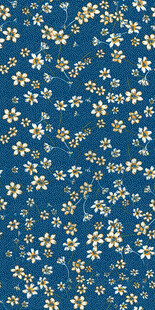 蓝色底小碎花图案纹理