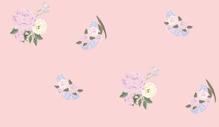 粉色花卉图案背景