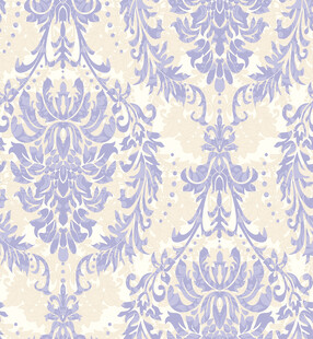 淡紫色复古花纹图案