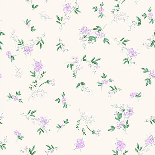 淡紫色花卉无缝图案背景