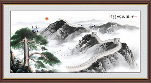 万里长城国画
