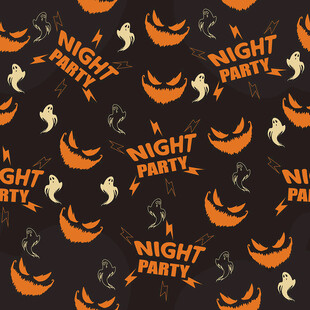 万圣节派对主题图案背景