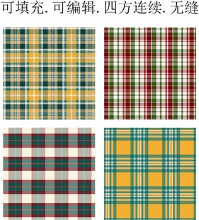 格子图案    格子面料