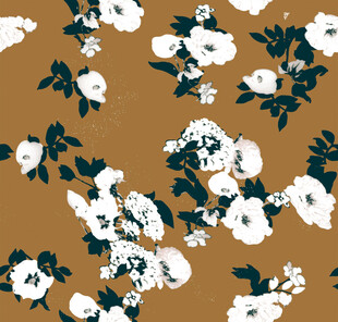 复古花卉图案背景