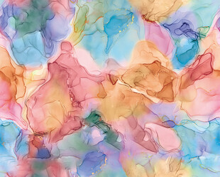 梦幻多彩水彩抽象纹理