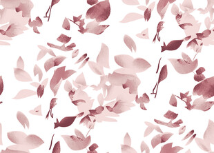 粉色花卉水彩图案背景