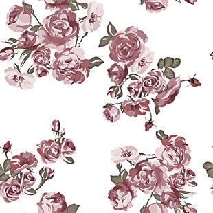 复古风花卉图案设计