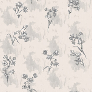 淡雅花卉水彩纹理图案