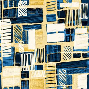 几何图案抽象风织物纹理