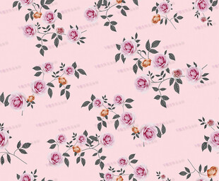 粉色花卉图案背景