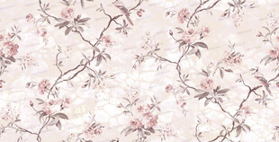 粉色花卉图案背景纹理