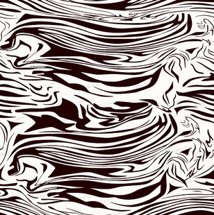 黑白抽象波浪纹理图案