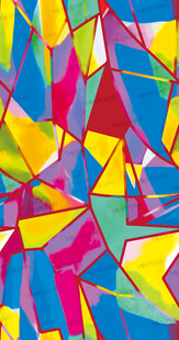 多彩几何抽象图案背景