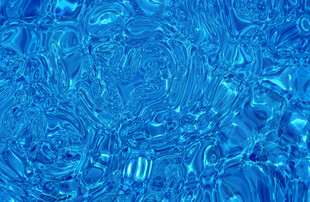 蓝色水波纹理背景图