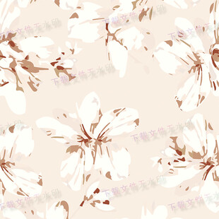 米白色花卉图案纹理背景