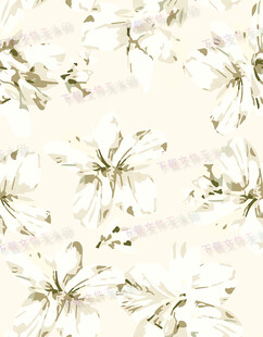 淡雅花卉图案背景纹理