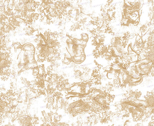 复古风动植物图案纹理