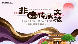 非遗展板 文旅主K