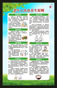 全国老年健康宣传周海报