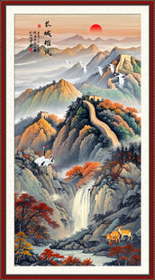 长城山水画
