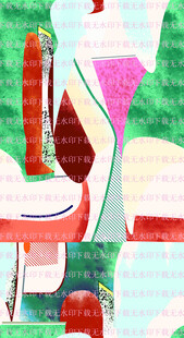 抽象多彩艺术画面