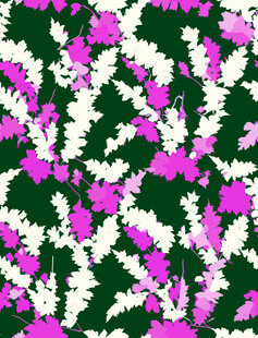 多彩花卉图案背景