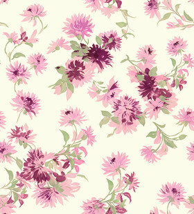 粉色花卉图案背景纹理