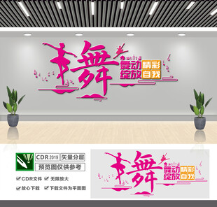 舞蹈室形象墙
